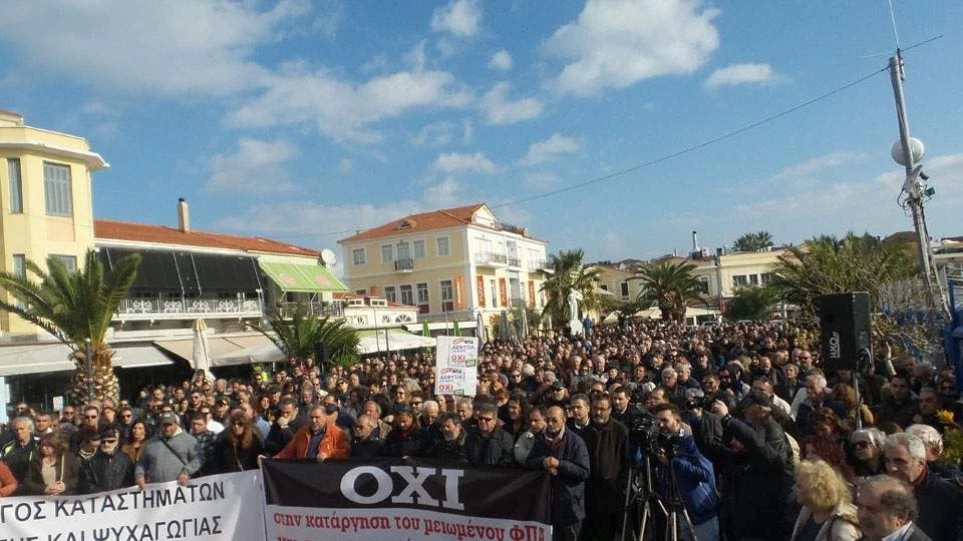 «Φρούριο» η Λέσβος για την επίσκεψη Τσίπρα